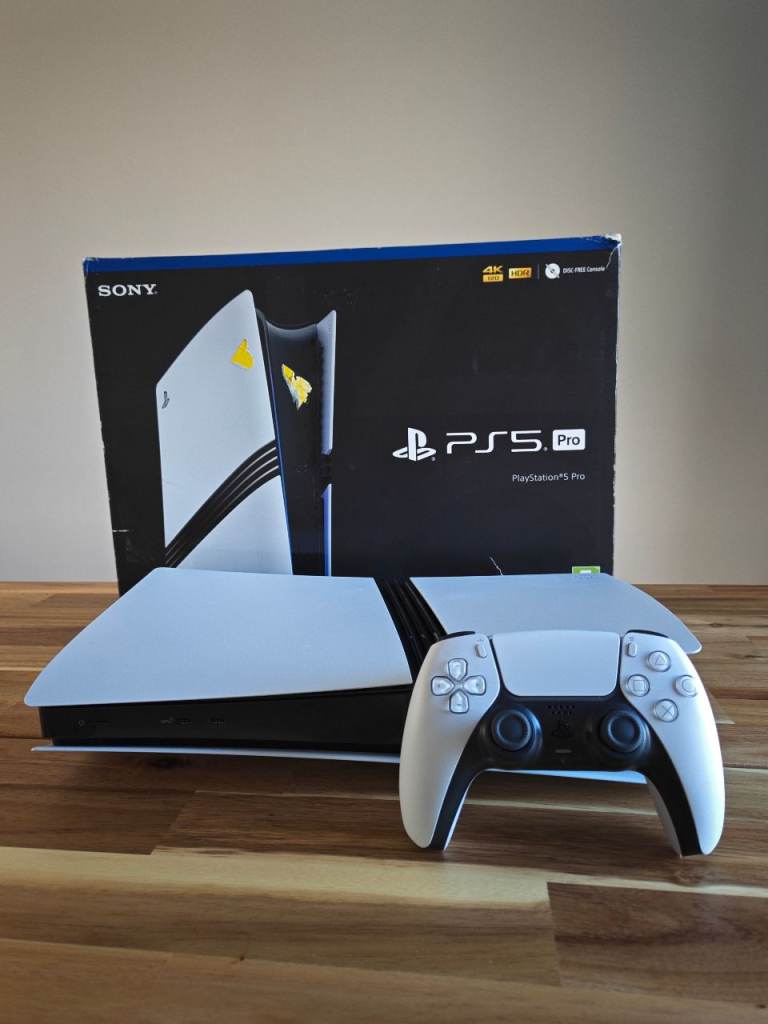 image for PlayStation 5 PS5 Pro Boxed - All Cables and One Controller - Bought In April 25