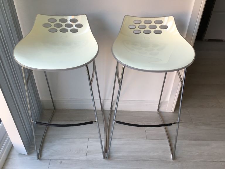 Pair of Calligaris Bar Stools - Good Condition