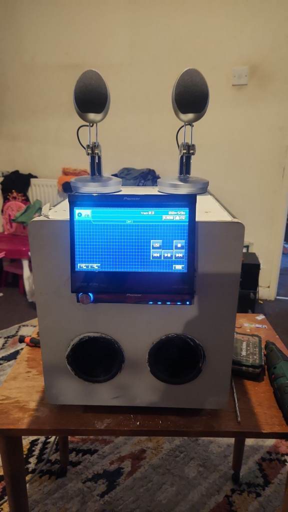 Pioneer home made system. 