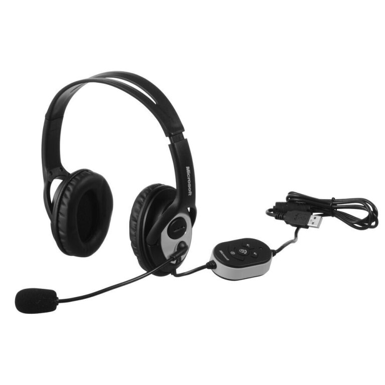 Microsoft JUG-00014 LifeChat LX 3000 Headset - Black
