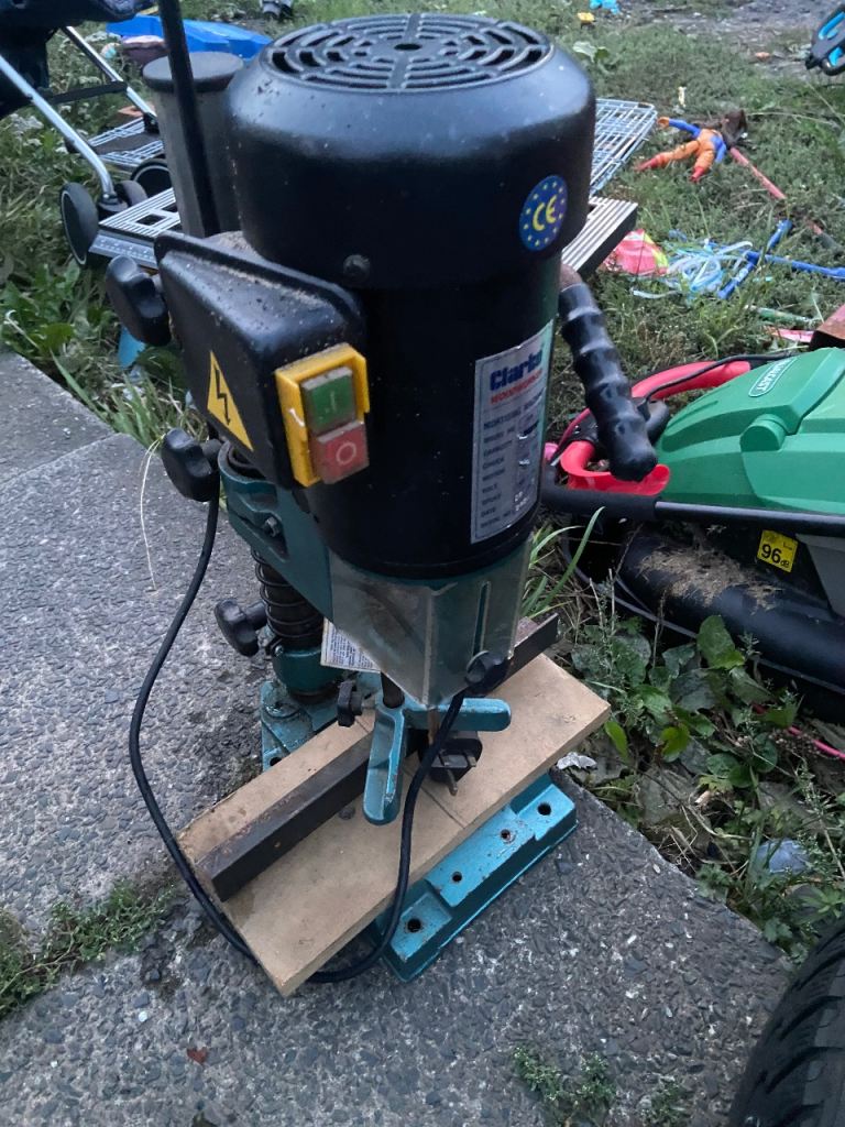 Clarke Morticer Benchtop Mortising Machine - Good Condition