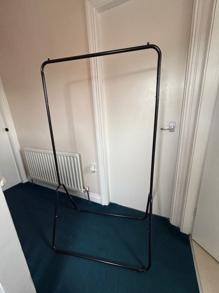 Habitat Black Arnie Clothes Rail