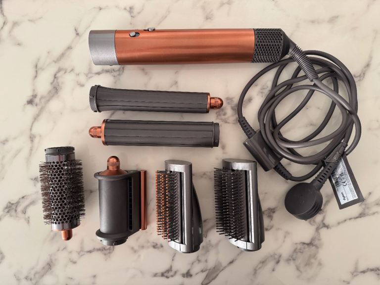 Dyson Airwrap HS05 multi-styler and dryer Complete Long in Copper/Nickel, rrp £480