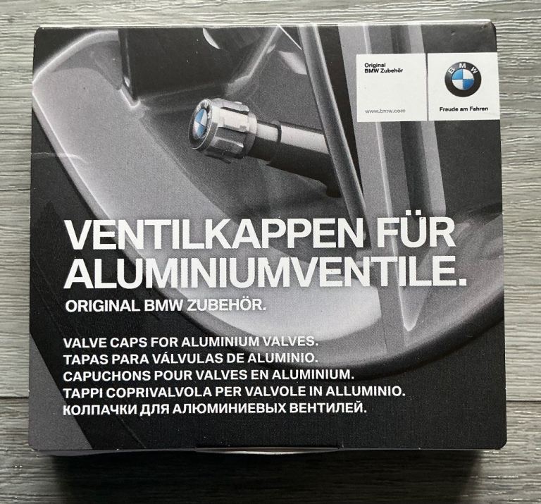 BMW M Sport tyre valve caps 