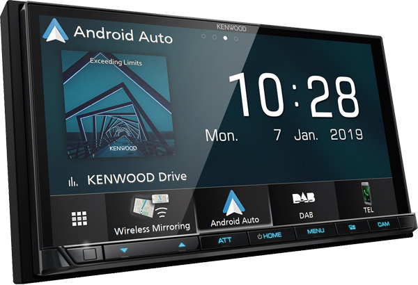 Kenwood DMX8019DABS 7.0” WVGA Digital Media AV-Receiver 