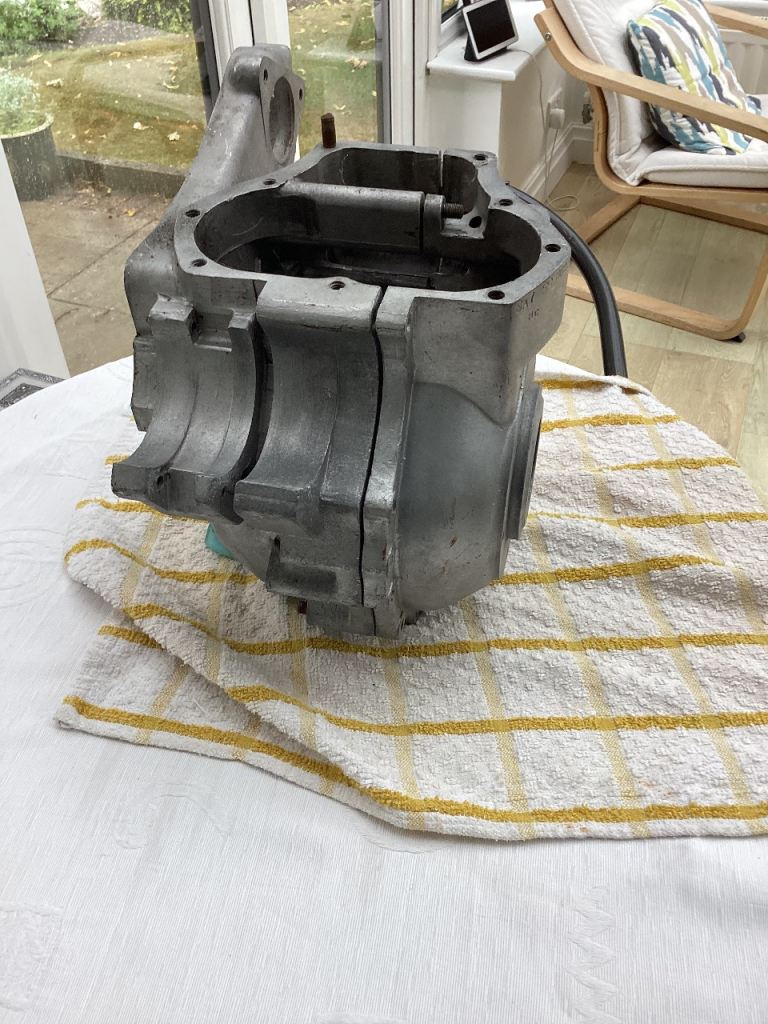 BSA A7 500cc crank cases excellent condition 