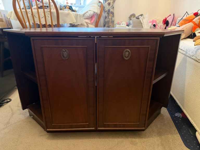 Vintage Nathan Furniture Corner Tv Unit