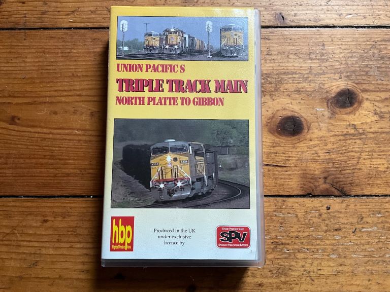 Union Pacific's Triple Track Main VHS - North Platte to Gibbon