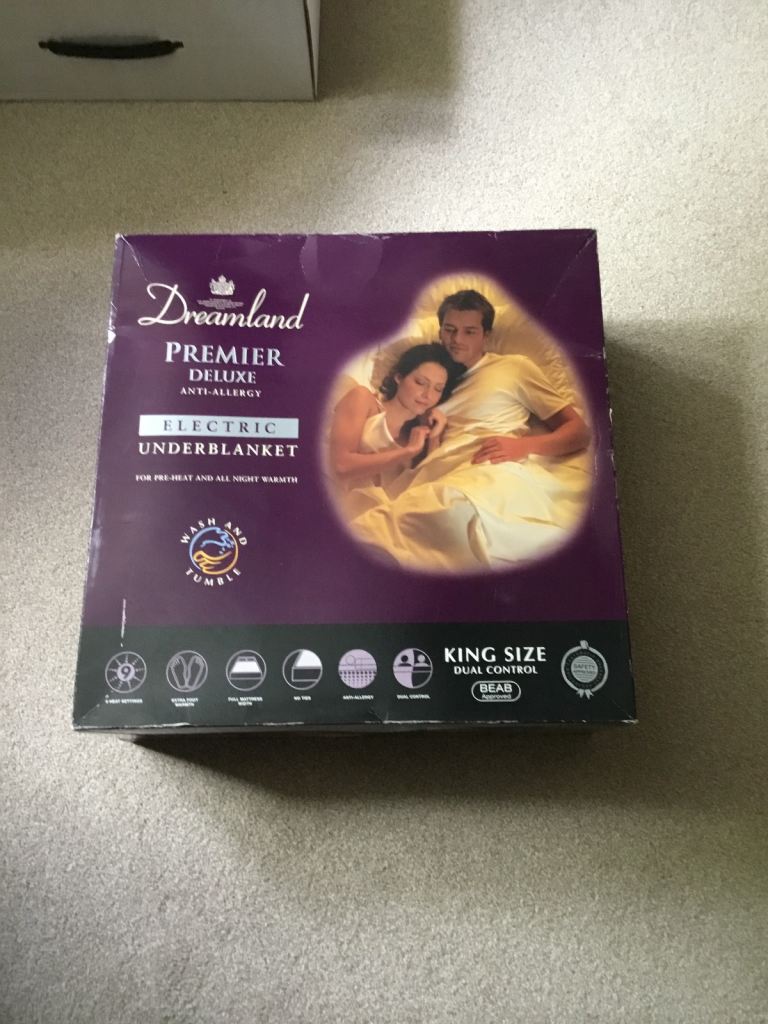 Dreamland Premier Deluxe Electric Underblanket - King Size, As New