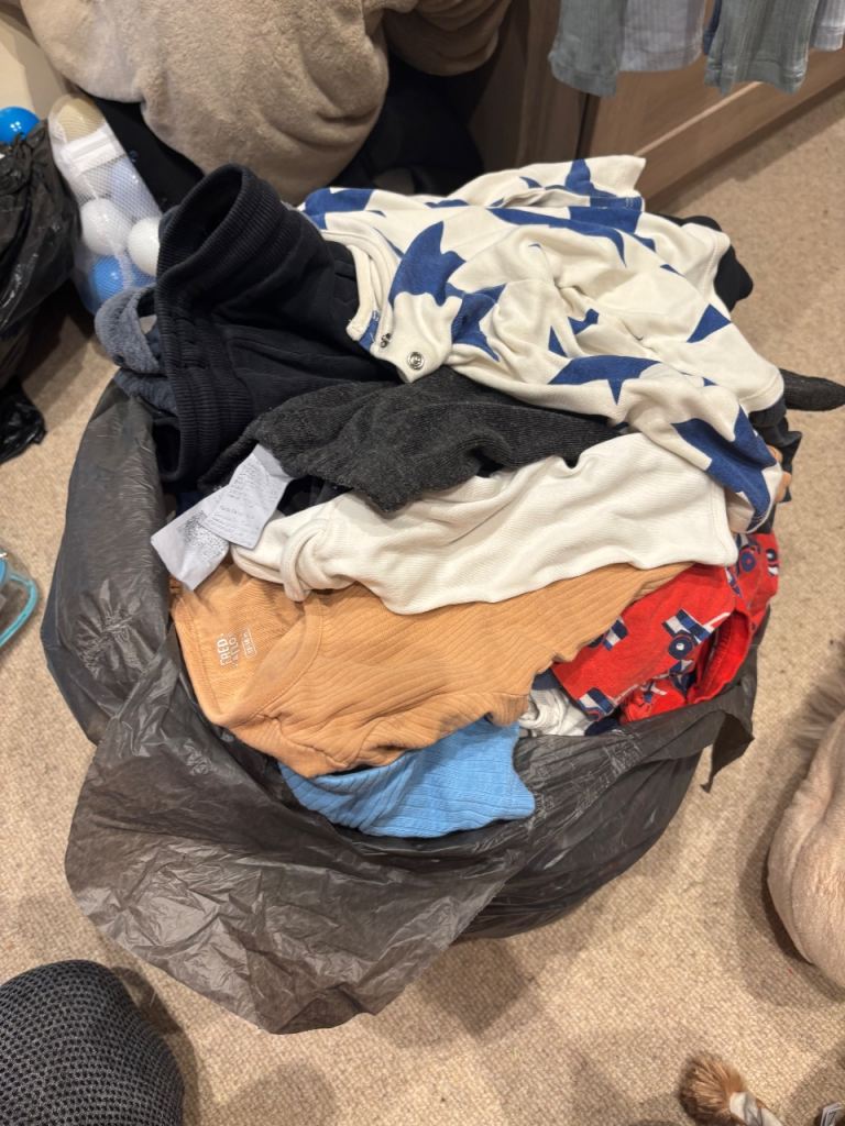 Large bag of baby boy clothes 12-18 months