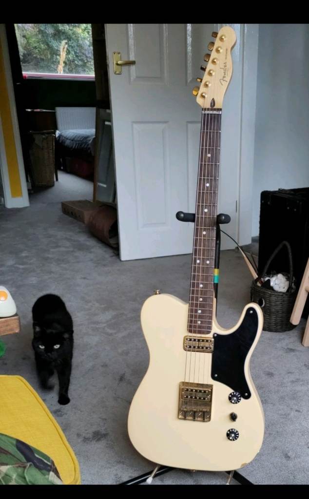 Partscaster Cabronita Tele Electric Guitar – Cream, Good Condition