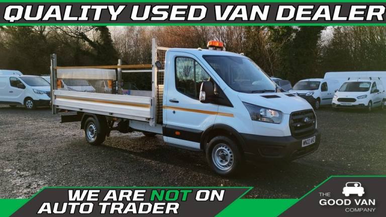 2022 Ford Transit Dropside L4 Tdci 130 PS XLWB With Tail Lift Rear Wheel Drive finished in  i DRO...
