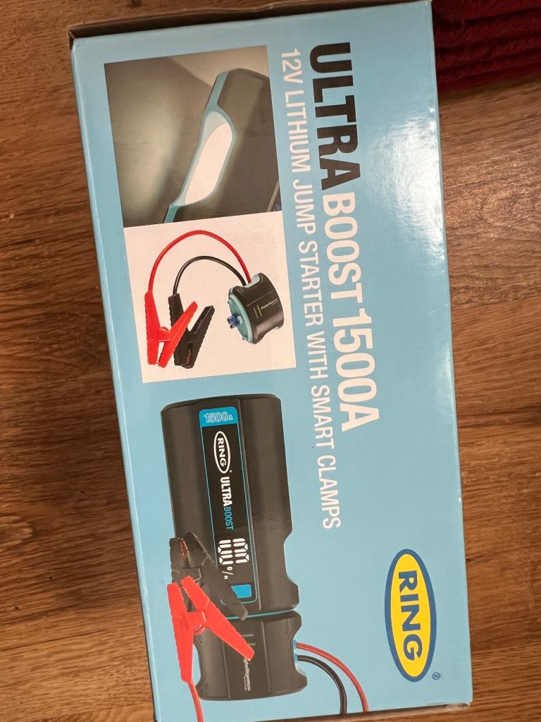 RING Ultraboost 1500Ah Car Battery Jump Starter Brand New unopened and unused