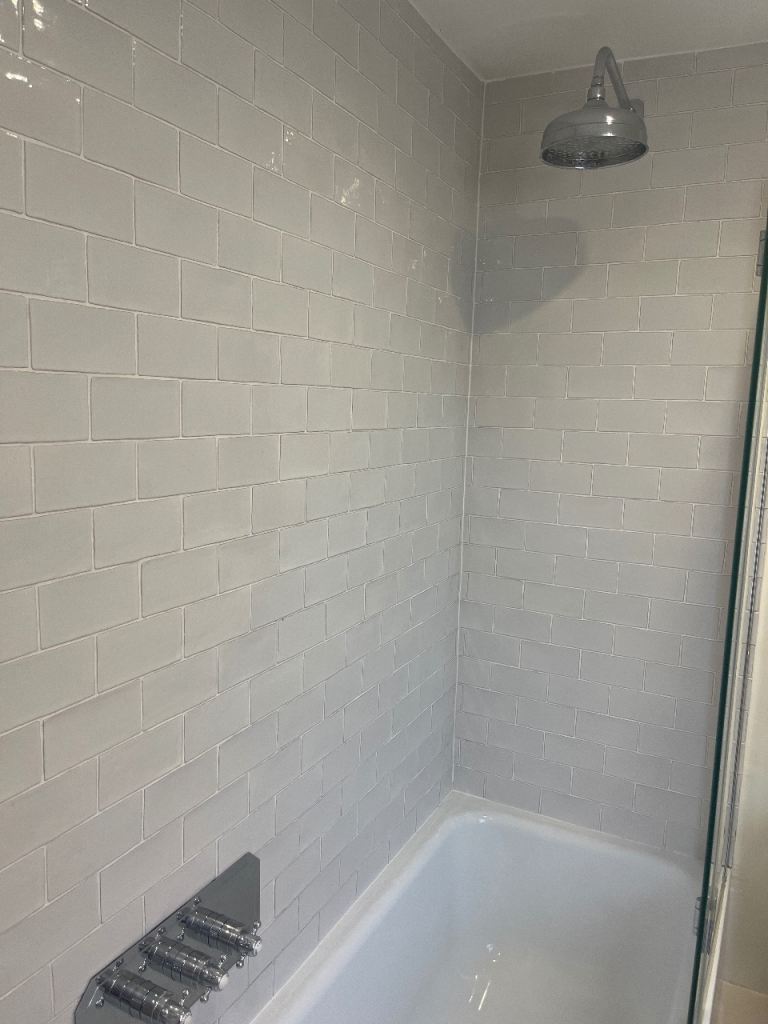 White Ceramic Tiles at least 250 – 15cm x 7.5cm