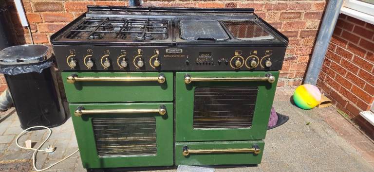 Rangemaster Range Cooker – Green, Fair Condition