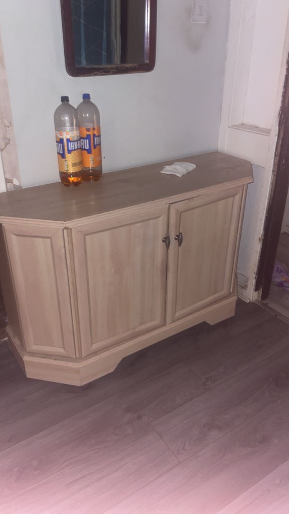 Wooden TV Unit / Sideboard – Good Condition