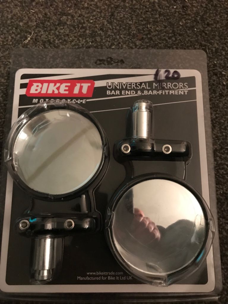 BAR END & BAR FITMENT MIRRORS UNIVERSAL FIT