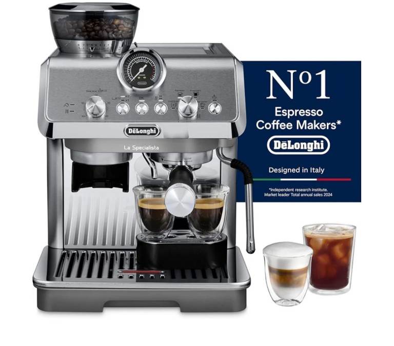 La Specialista Arte Evo EC9255.M Compact Manual Bean to Cup coffee machine with Cold Brew 