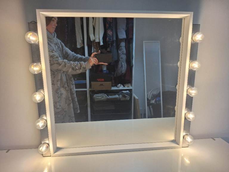 IKEA Mirror and Lights 