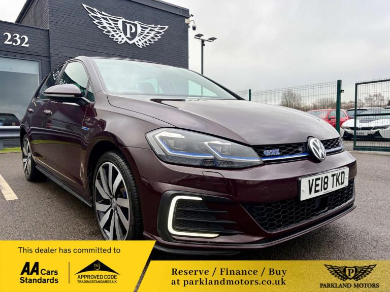 2018 Volkswagen Golf 1.4 TSI GTE Advance 5dr DSG HATCHBACK PETROL/ELECTRIC Automatic