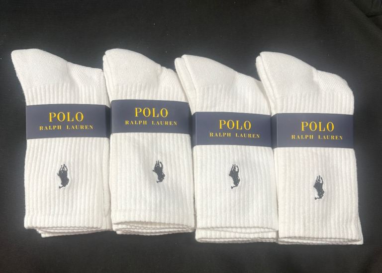 Polo Ralph Lauren White Socks - New with Tags