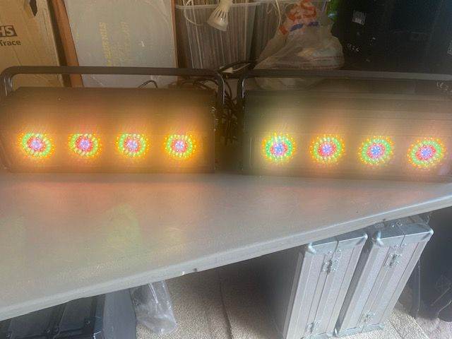 PAIR LED LIGHTING BANKS - GOOD CONDITION - ONLY £120