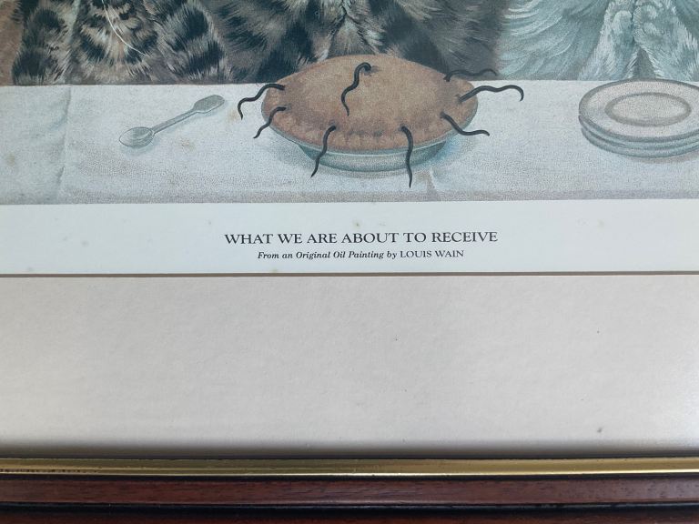 Cats by Loius Wain framed print