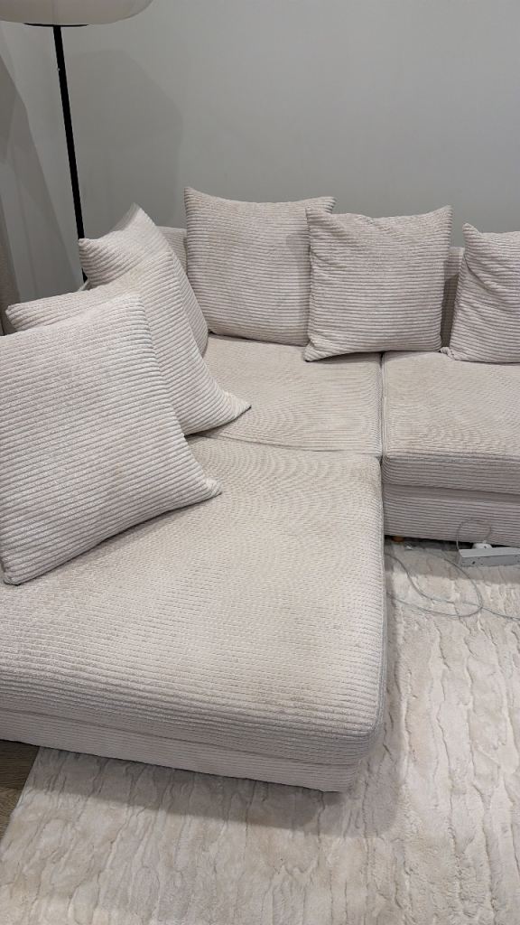 Jumbo Cord Corner Sofa 