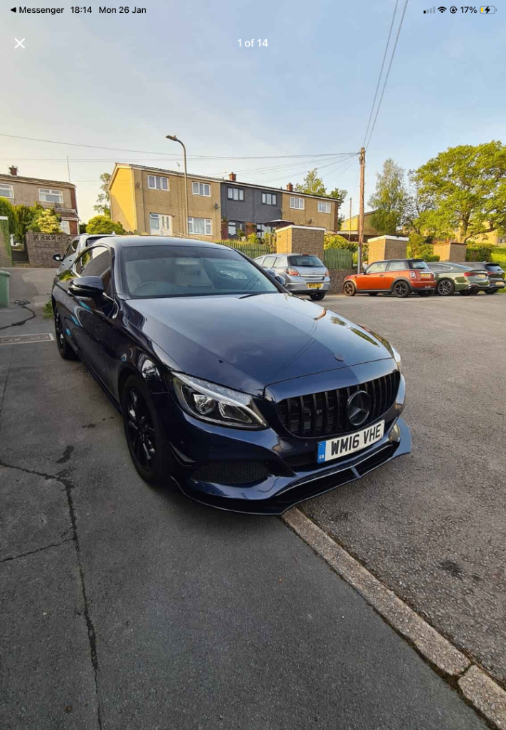 Mercedes-Benz, C CLASS, Coupe, 2016, Manual, 2143 (cc), 2 doors