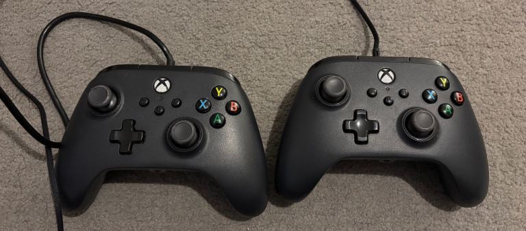 2 Wired PowerA Xbox Controllers