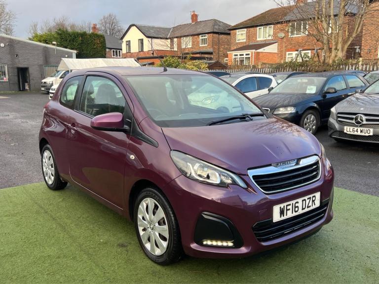 2016 Peugeot 108 1.0 Active Euro 6 3dr HATCHBACK Petrol Manual