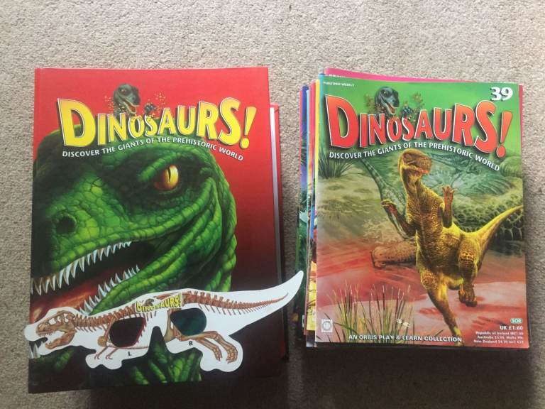 Complete set of 78 Dinosaur magazines