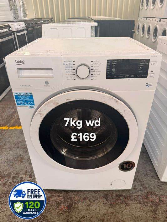 Beko 7kg washer dryer 🌟 Free Delivery 🌟 120 Days Warranty 🌟 