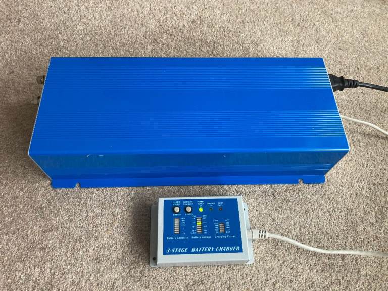 12V 40A Smart Battery Charger & Power Supply Camper / Marine / Caravan