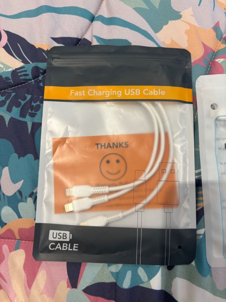 New charging cables for iPhone 13 or previous models - £1