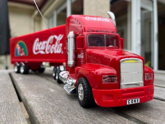 Radio Control Coca Cola Christmas Truck with LED Lights Fully