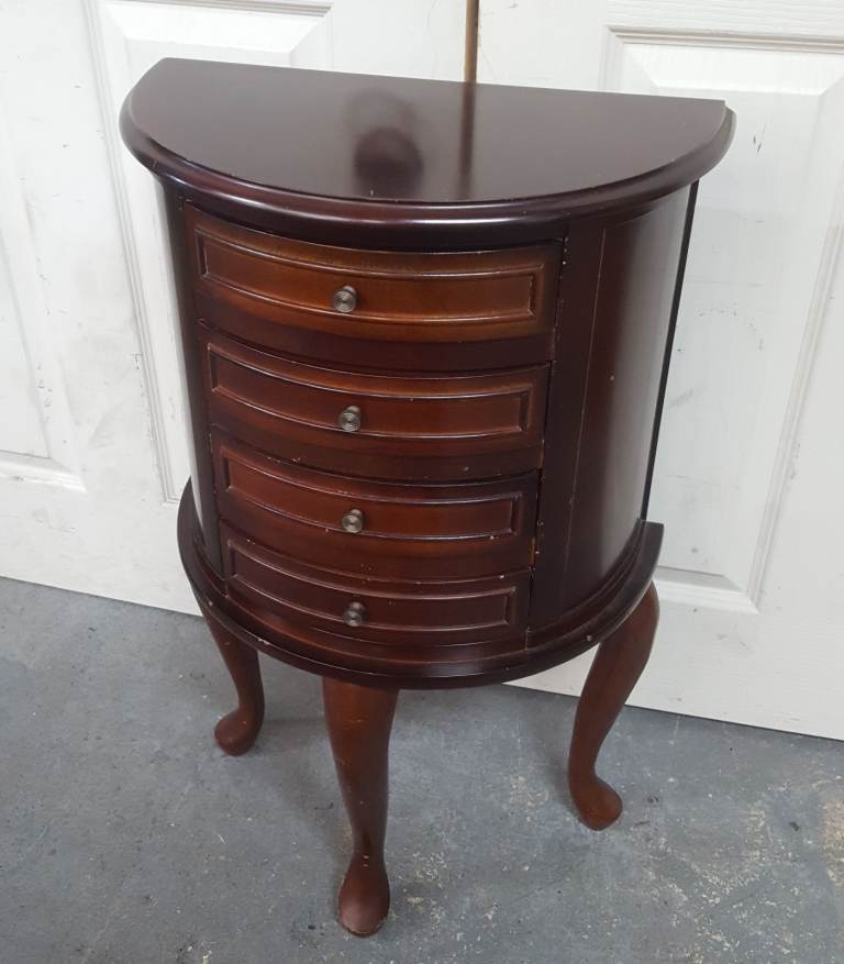 Repro Mahogany Jewellery Cabinet