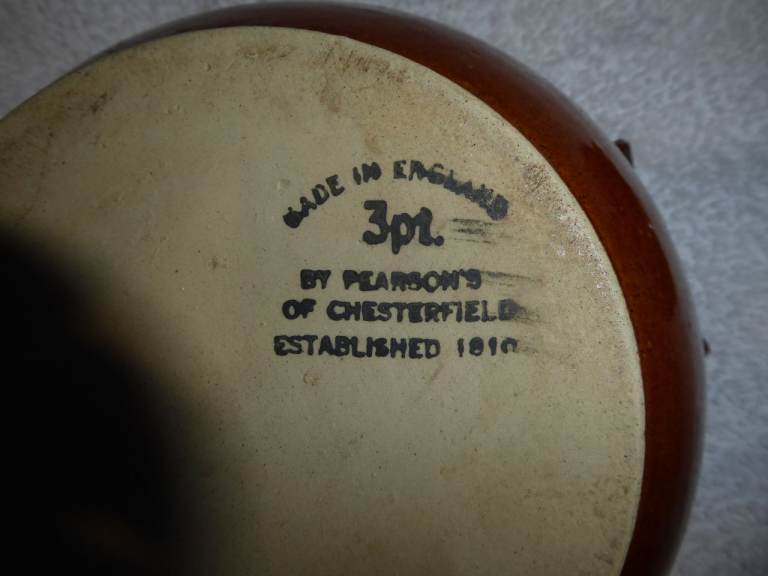 Brown Ceramic Cooking Pot with Lid – Good Condition, £6.00 for Sale