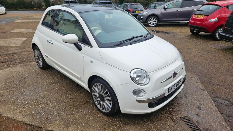 2015 Fiat 500 1.2 Lounge 3dr [Start Stop] HATCHBACK Petrol Manual