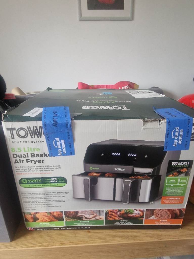 image for tower dual air fryer