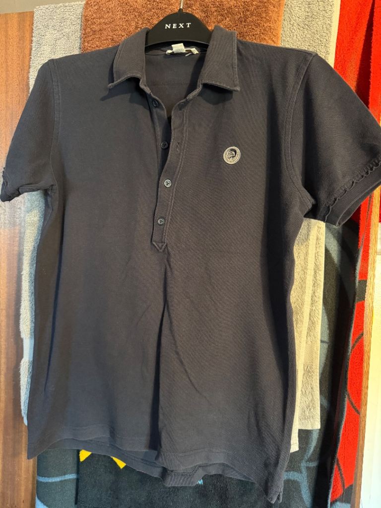 image for Diesel men’s medium polo shirt