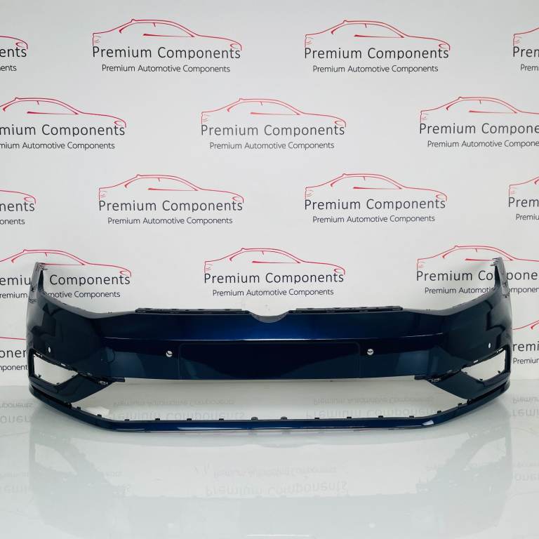 VW Golf Front Bumper Skin Blue Mk7.5 Face Lift Se 2017 – 2020 [al53]