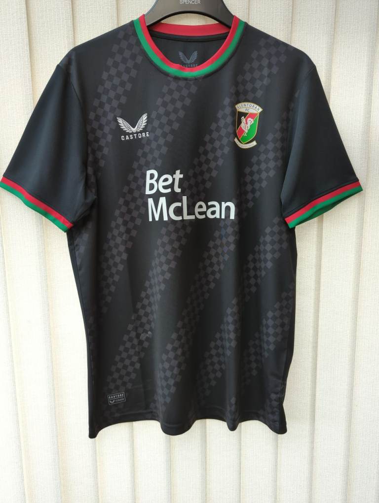 Glentoran Away Football Shirt 2023-24, Size Medium, Brand New