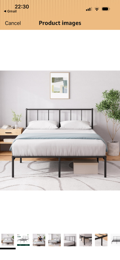 Double bed frame 