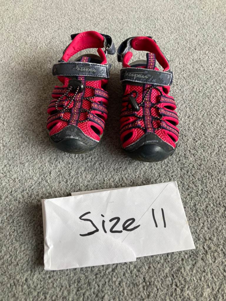 Size 11 walking pink sandals - £3