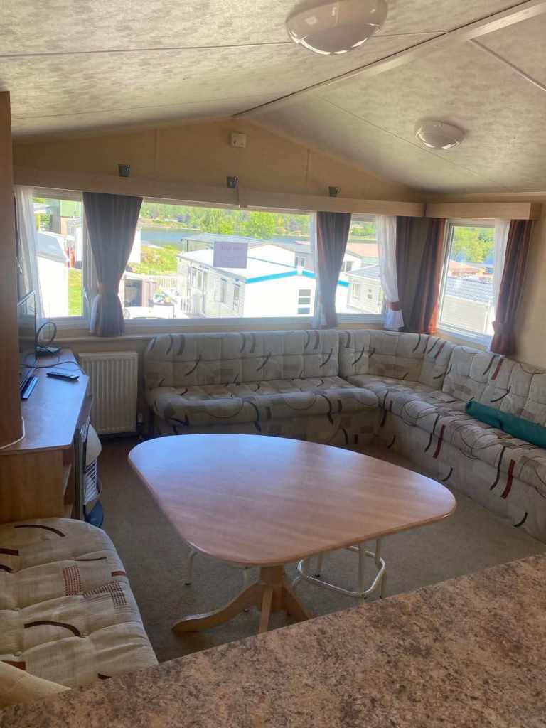 Static caravan @ Lochearn Leisure Park for sale. Site fees paid until April 2027.