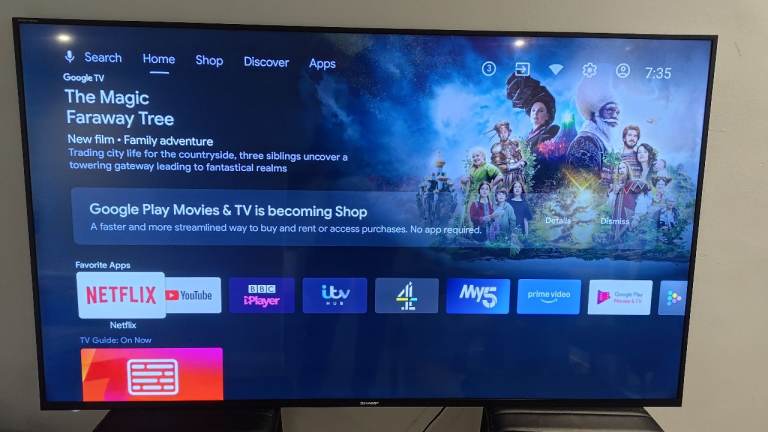 Sharp 70 inch 4K UHD HDR Android smart TV