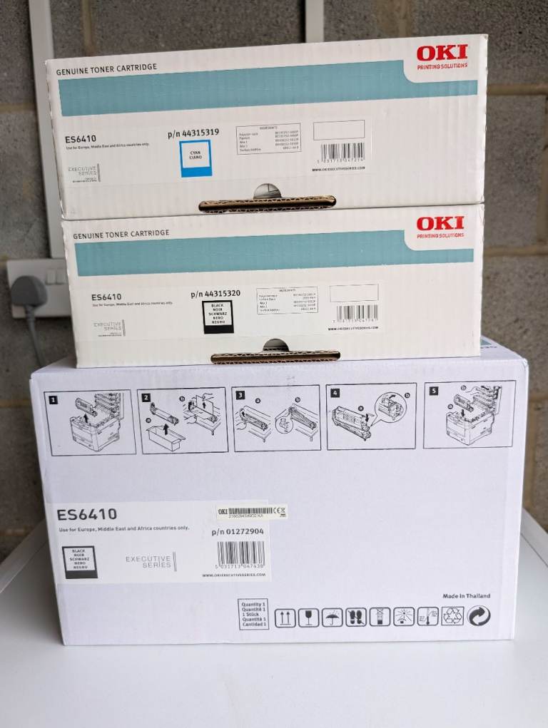 New OKI Toner Cartridges E56410 & B56410