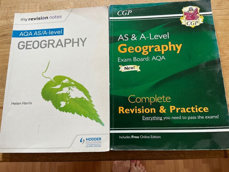 A-Level Geography AQA revision books