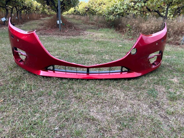 Genuine Mazda 3 Front Bumper (in red) 2013-2016